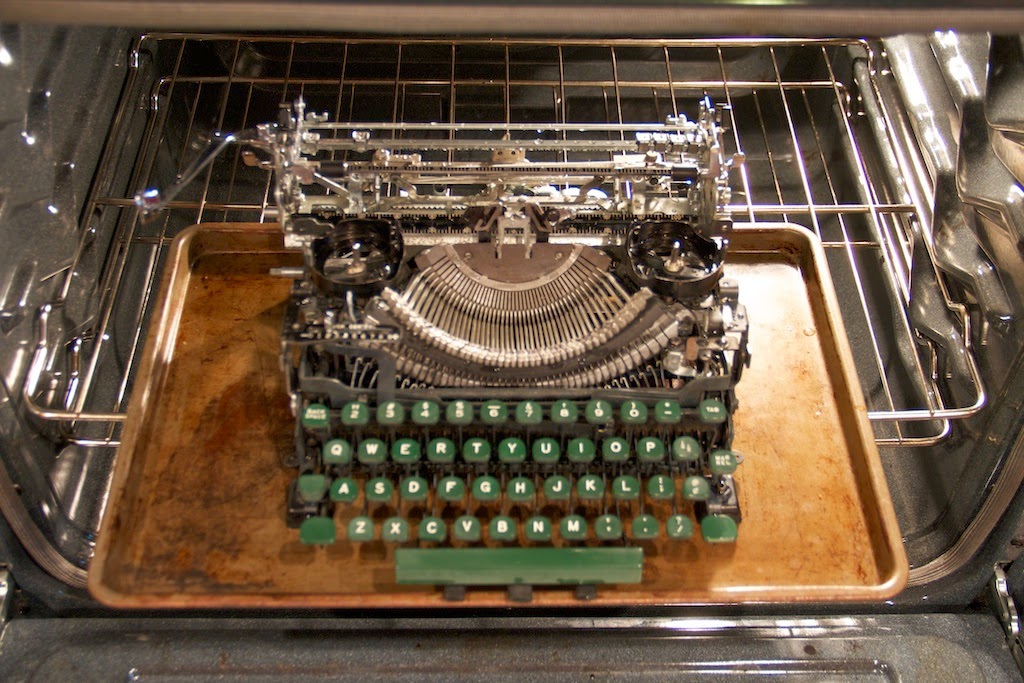 typewriting-drying